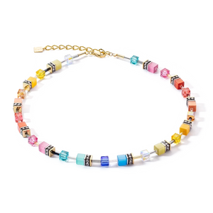 Coeur de Lion Multicolour Classic Geocube® necklace - Carathea jewellery