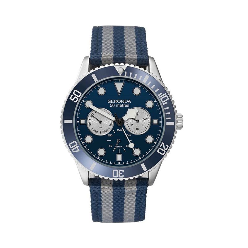 Men's Sekonda Watch with Nato Nylon Strap 1628 Watches Carathea 