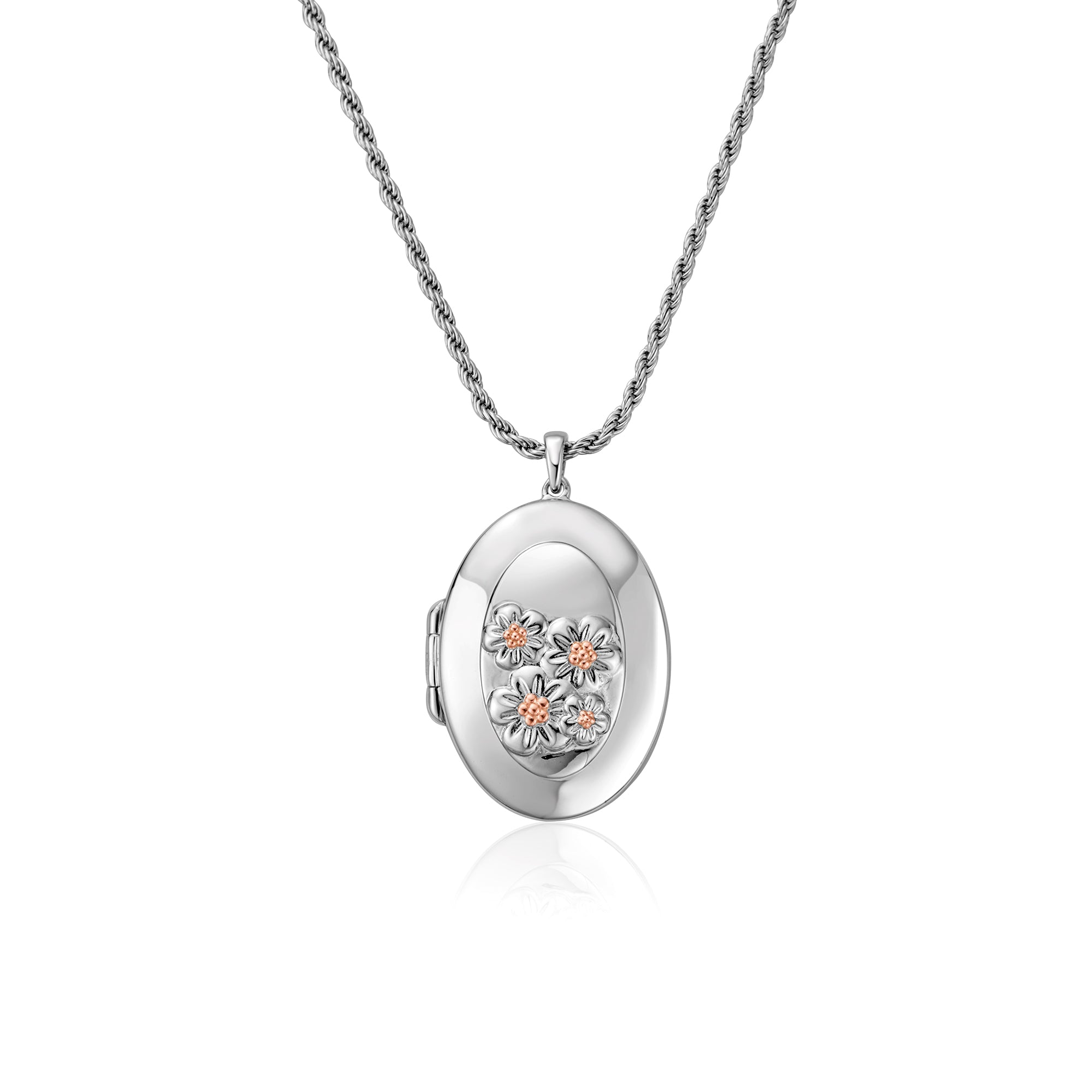 clogau gold forget me not locket Carathea jewellers