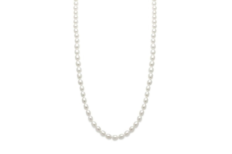 one metere length of barrel pearl necklace - Carathea