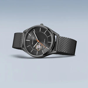 Men's Bering Grey automatic watch mesh strap - Carathea Jewellers