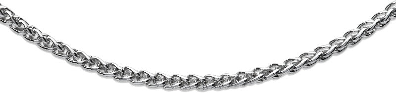 men's steel foxtail chain necklace - Carathea