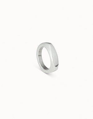 Uno do 50 Thin signet ring unisex - Carathea jewellers