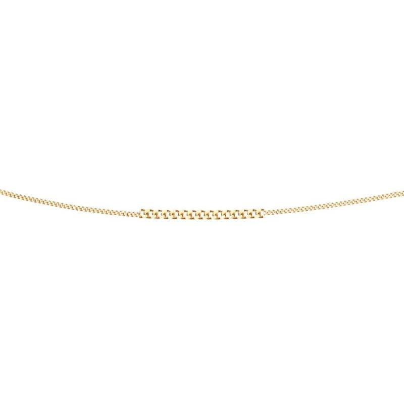 9ct Gold Curb Chain 18" Jewellery