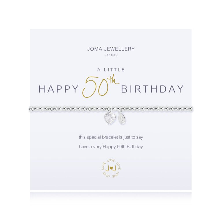 Joma Jewellery 2074 'A Little 50th Birthday' Bracelet "A Little" Bracelets Joma Jewellery 