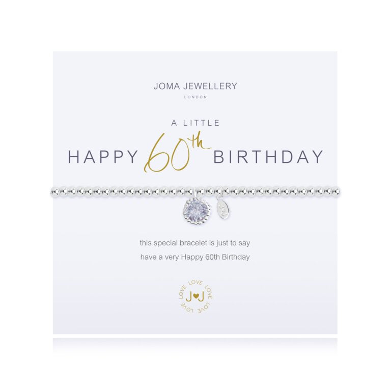 Joma Jewellery 2075 'A Little 60th Birthday' Bracelet "A Little" Bracelets Joma Jewellery 