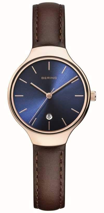 Bering Classic Ladies Watch in Blue 12934-307 Watches Carathea 