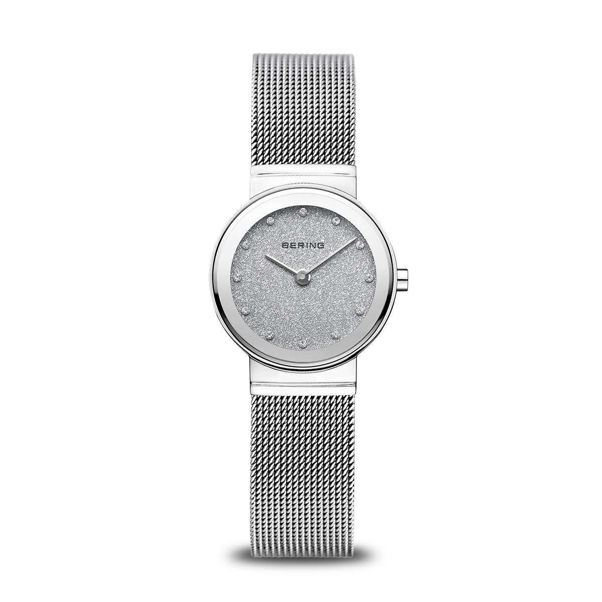 Bering Classic Ladies Watch in Silver Sparkle 10126-0003