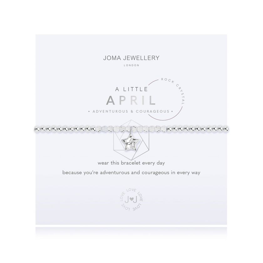 A Little April Birthday Bracelet Jewellery Joma Jewellery 