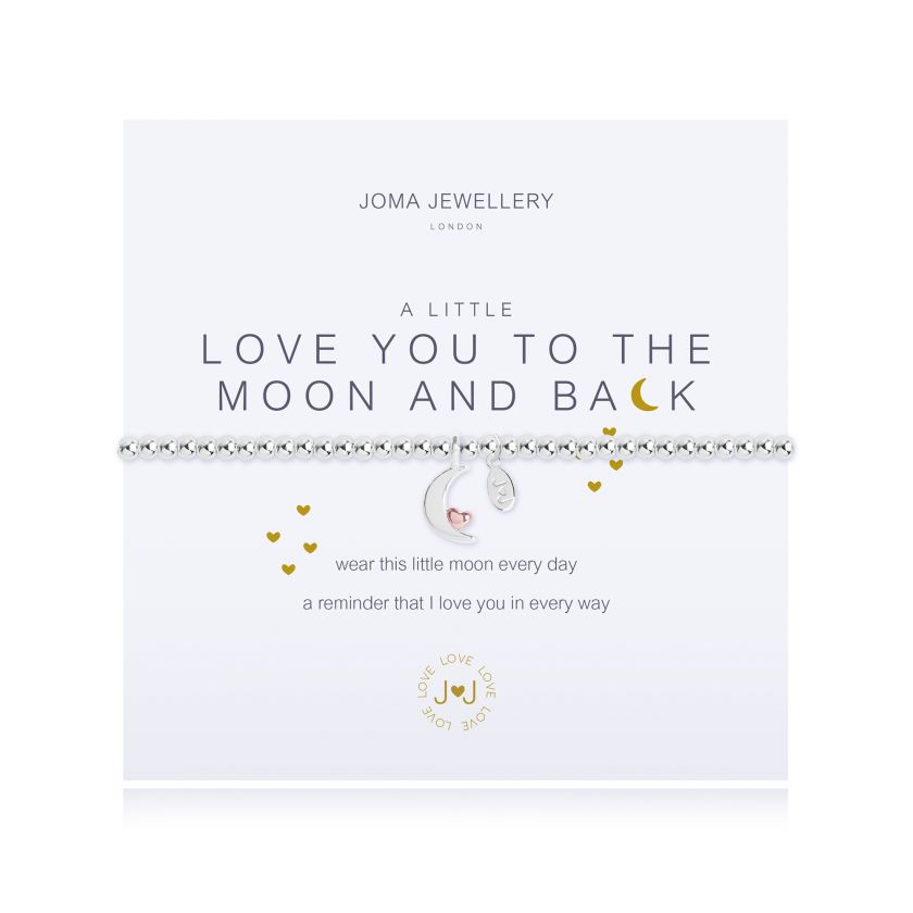 Joma 'A Little Love You to the Moon and Back' bracelet 2521 Jewellery Carathea