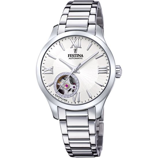 Festina Ladies Automatic Skeleton Watch Carathea