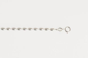 Silver Bead Chain Jewellery Bracini 