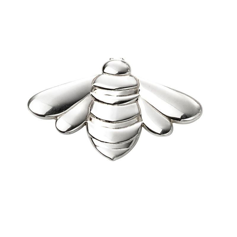 Silver Bee Brooch Jewellery Carathea 