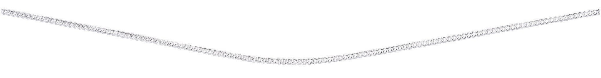 20" Silver Curb Chain Jewellery Gecko 