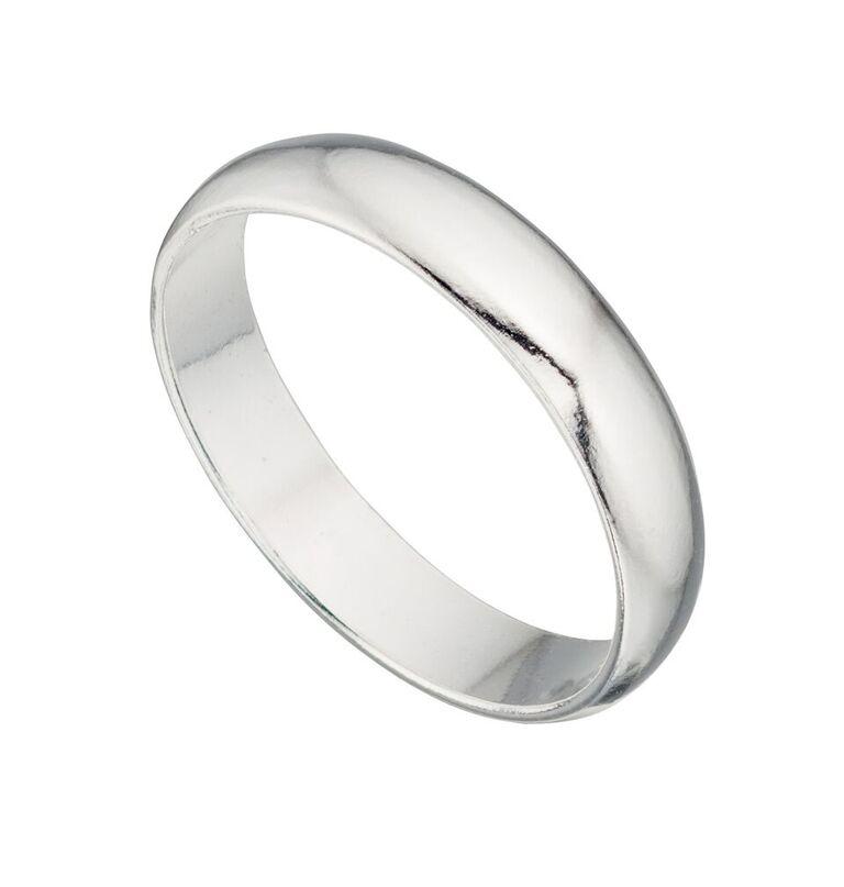4mm Silver Ring Band | Carathea Jewellery