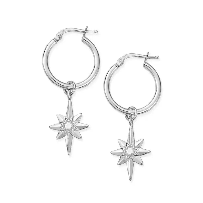 Chlobo Lucky Star Hoop Earrings | Carathea