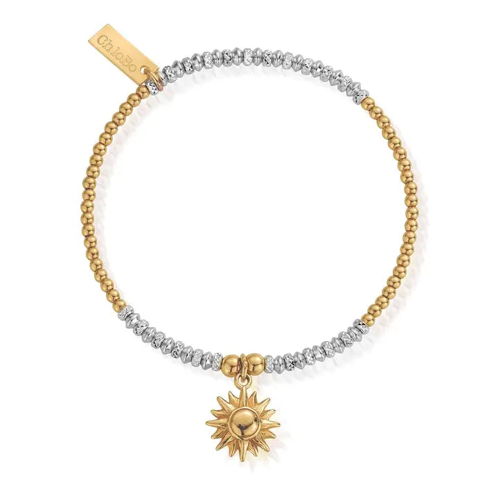 Chlobo Gold and Silver Sparkle Sun Bracelet | Carathea