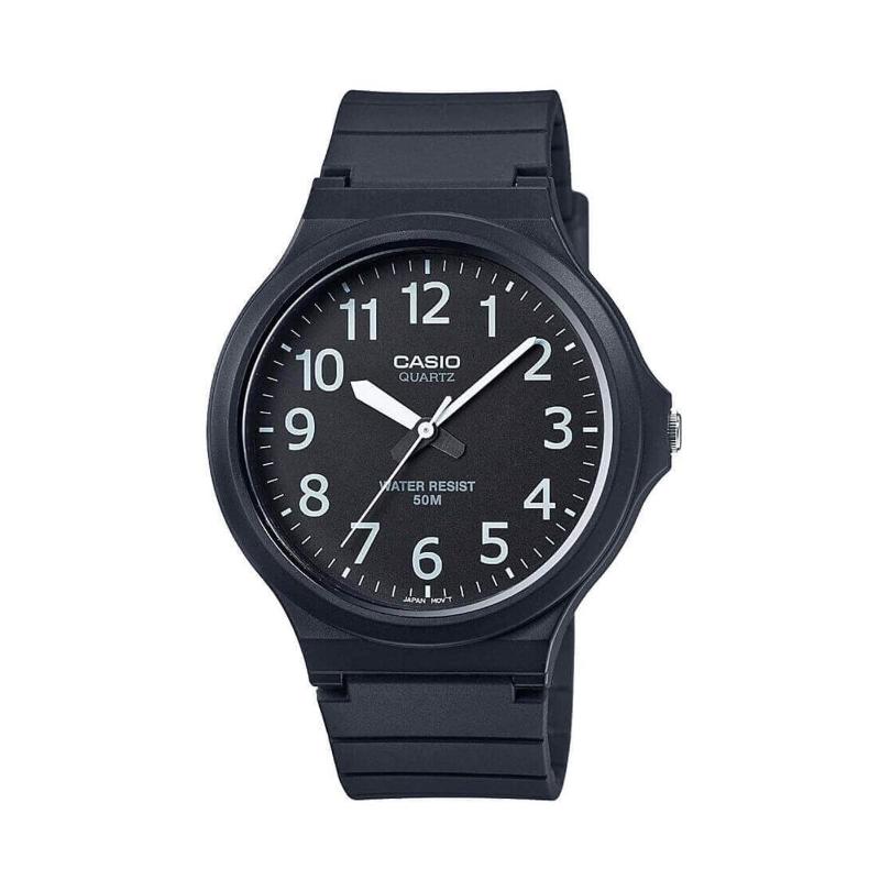 Casio Easy Reader men's watch in black