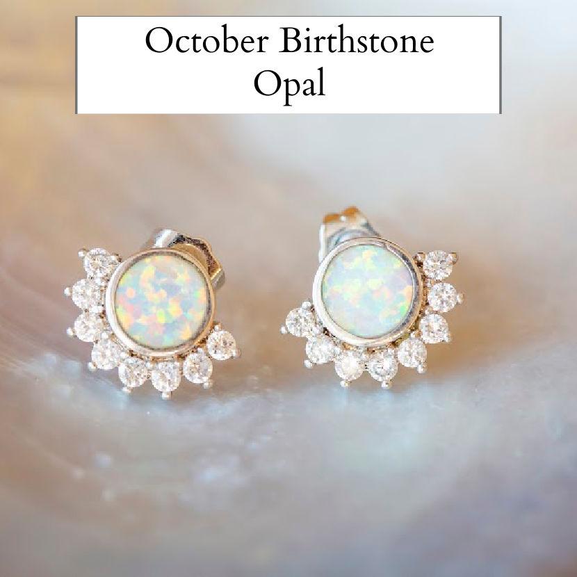 October Birthstone - Opal & Tourmaline