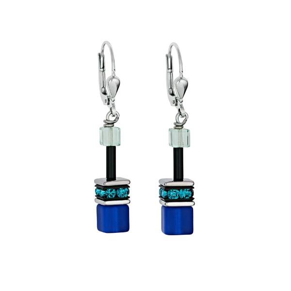 Coeur de Lion blue-green crystal earrings