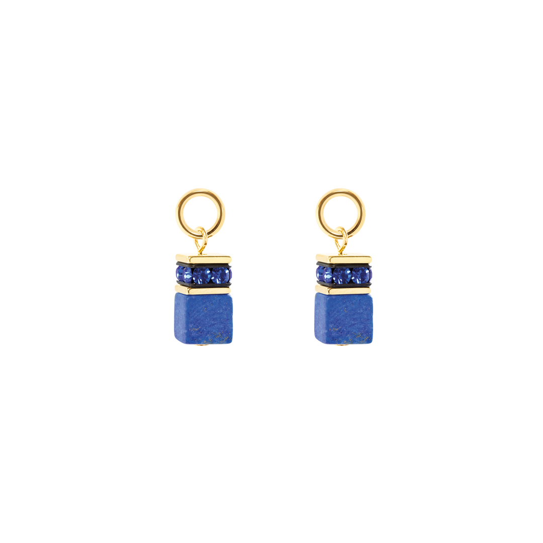 Coeur de Lion Blue-Gold Earring Charms - Carathea & Jools