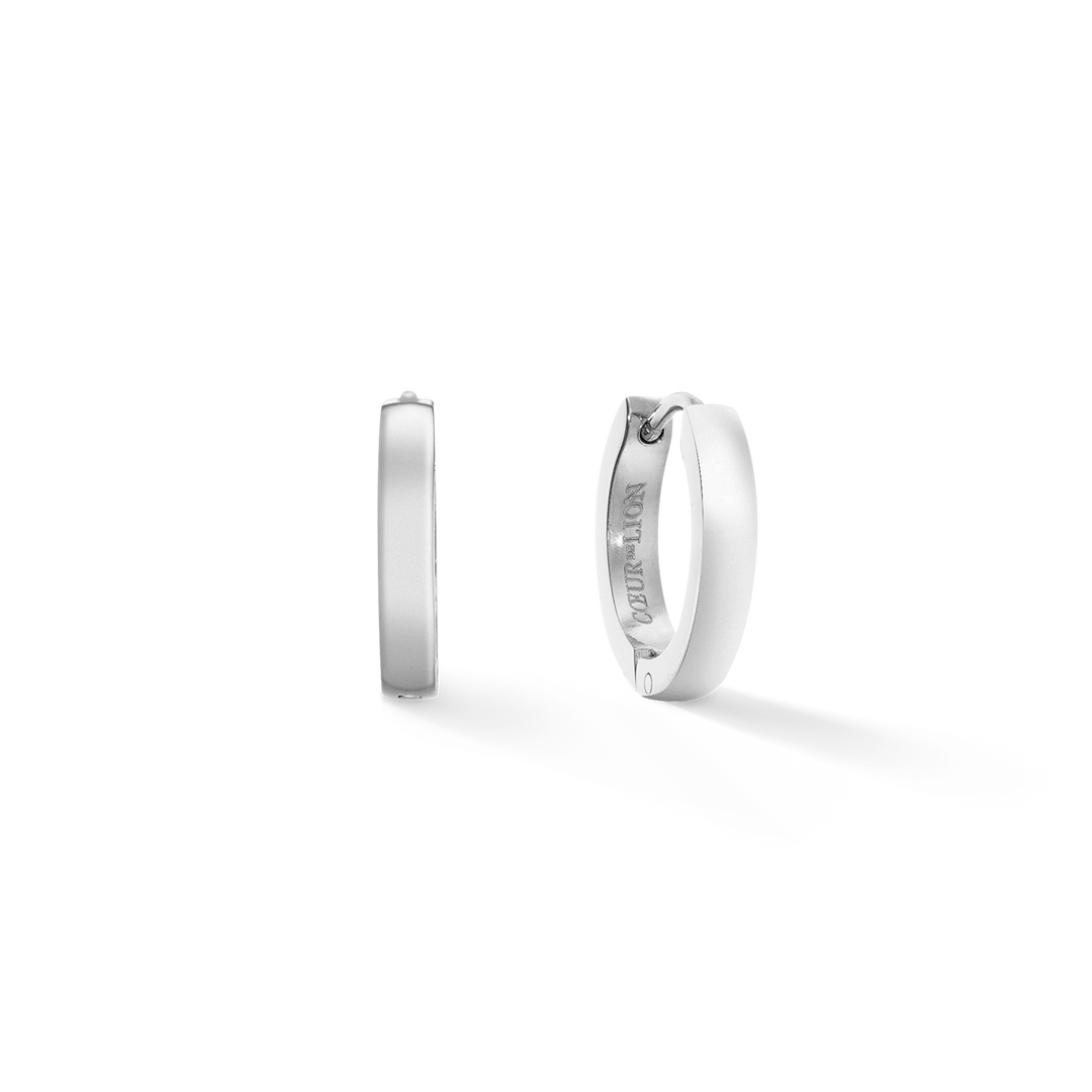 Coeur de Lion Stainless steel 16 mm hoop earrings - Carathea  & Jools