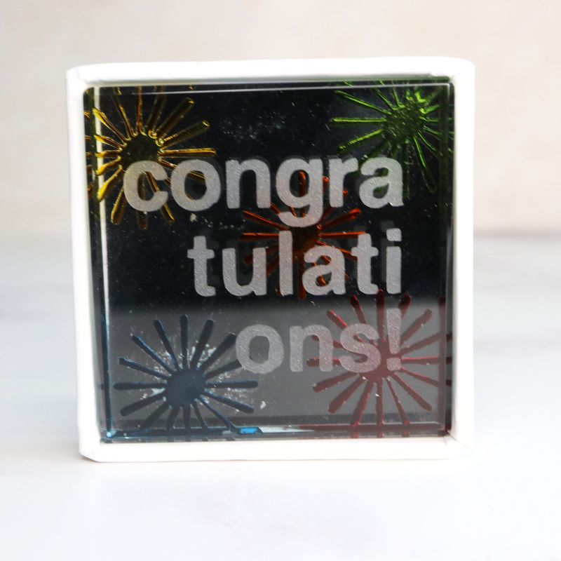 Spaceform Congratulations Fireworks Miniature Token