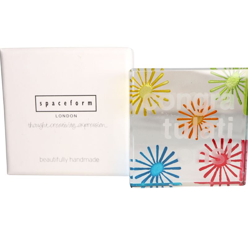 Spaceform Congratulations Fireworks Miniature Token