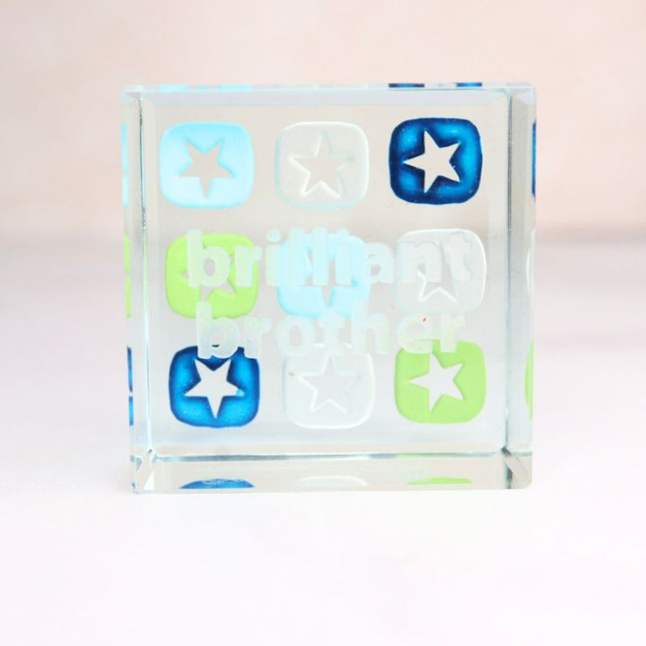 Spaceform Brilliant Brother Glass Text Token