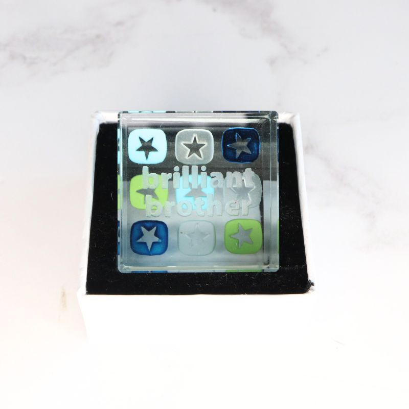 Spaceform Brilliant Brother Glass Text Token