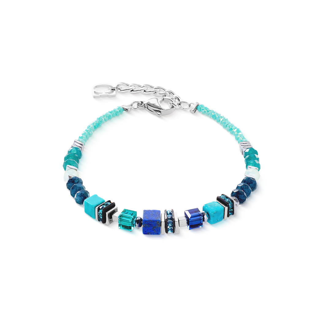 lapis and turquoise bracelet from Coeur de Lion - Carathea & Jools