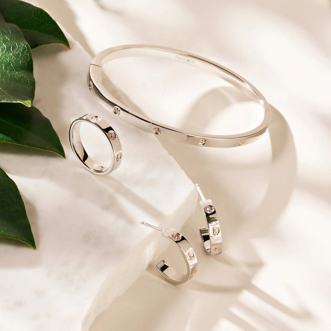 Clogau® Insignia Sterling Silver Slim Bangle