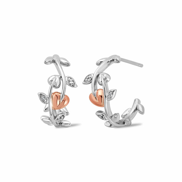 Clogau® Tree of Life® Sterling Silver Vine Half Hoop Earrings