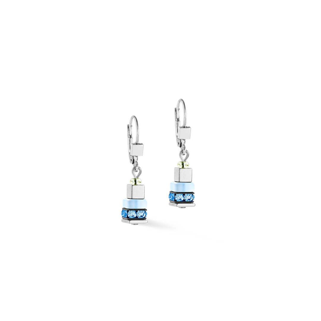 Coeur de Lion Fresh Sorbet Cube  earrings set in multicolour pastels - Carathea & Jools