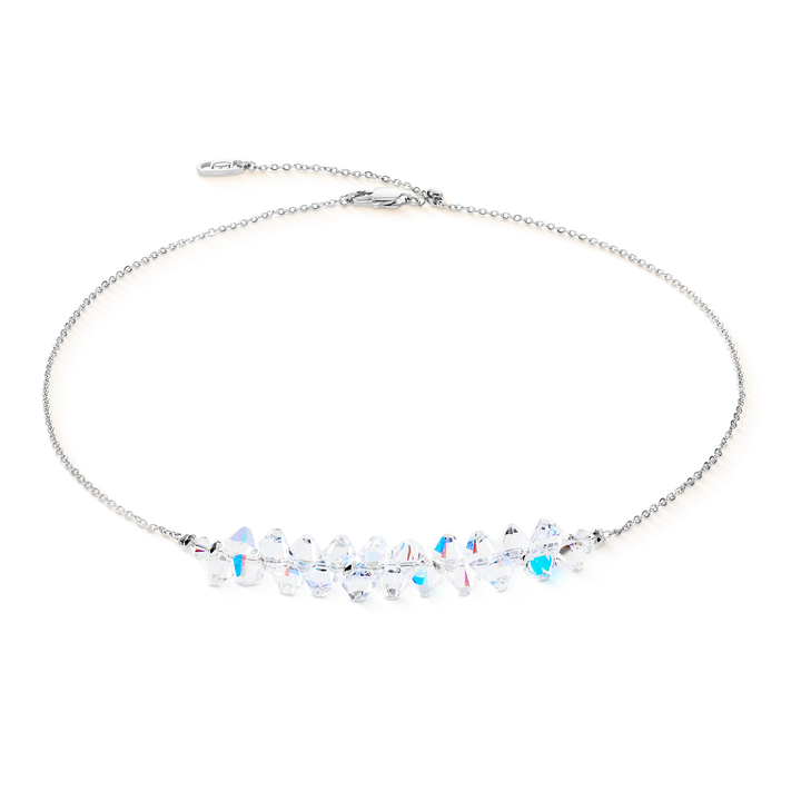 Coeur de Lion Dancing crystals gold/white necklace - Carathea & Jools