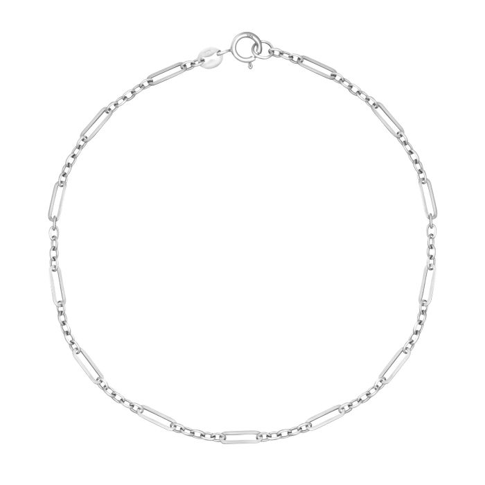 9ct white gold contemporary linked bracelet - Carathea jewellers