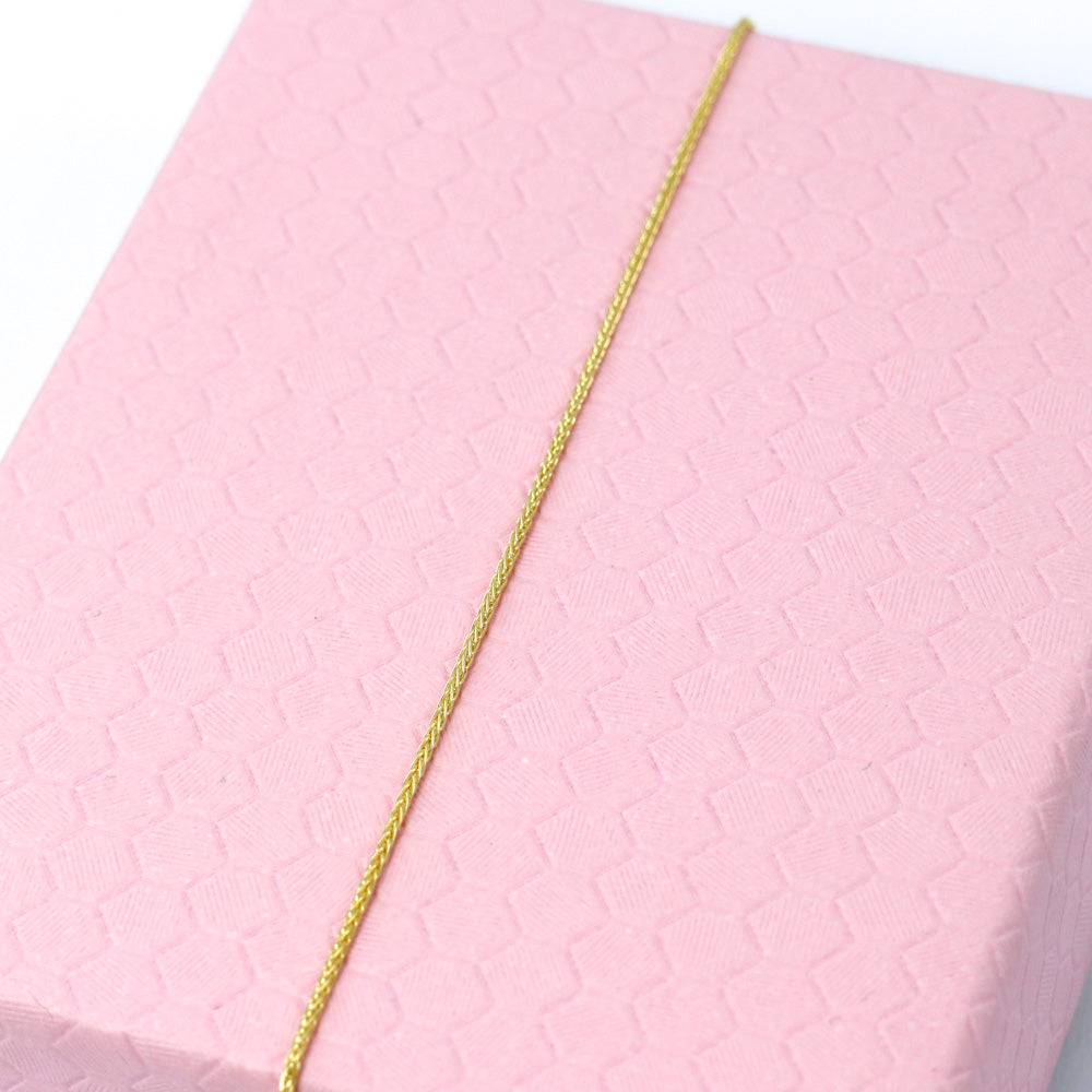 9ct Yellow Gold Purple Amethyst Flame Pendant