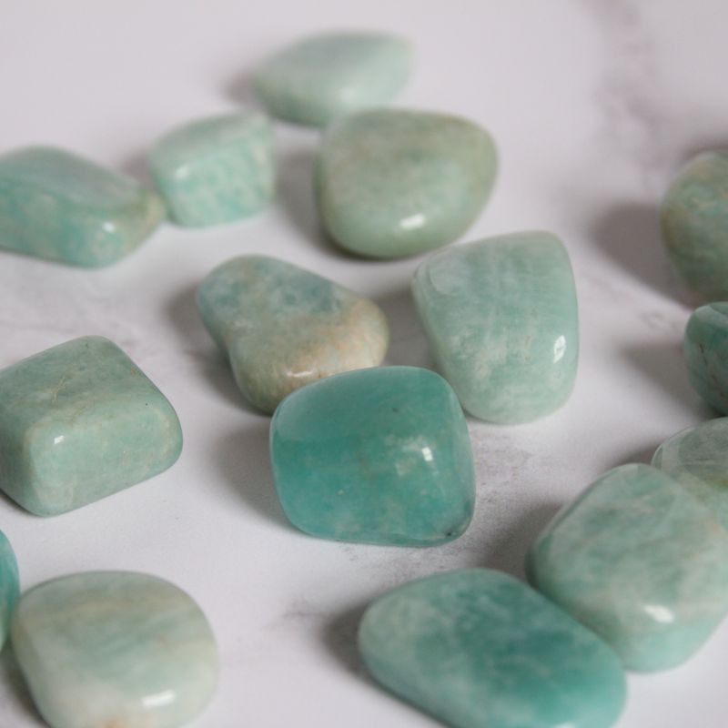 amazonite tumblestone - Carathea