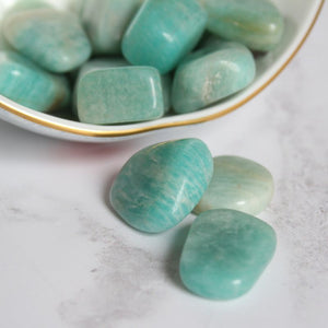 amazonite tumblestone - Carathea