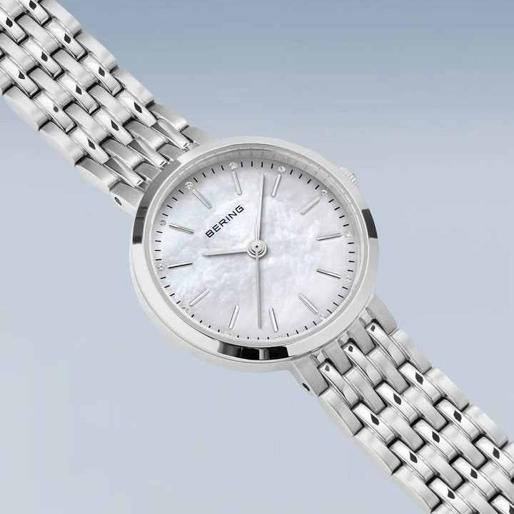 Ladies Classic Bering Watch with Mother of Pearl Dial