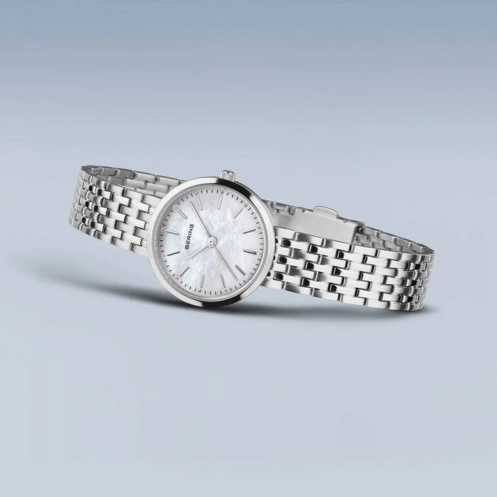 Ladies Classic Bering Watch with Mother of Pearl Dial