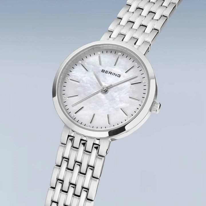 Ladies Classic Bering Watch with Mother of Pearl Dial