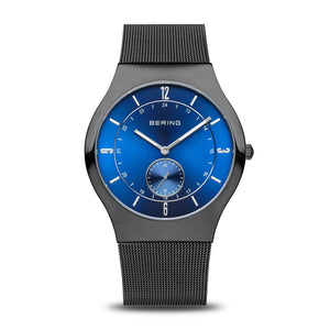 MENS BERING WATCH BLACK BLUE - CARATHEA JEWELLERS