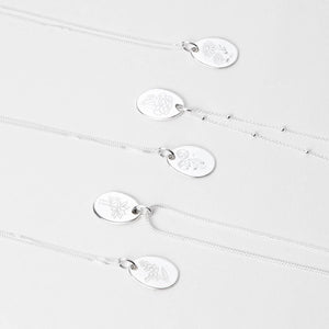 Silver Birth Bloom Pendant - No Chain