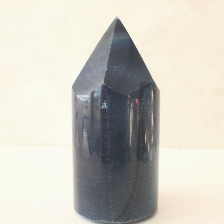 Blue Agate Cylinder Prism