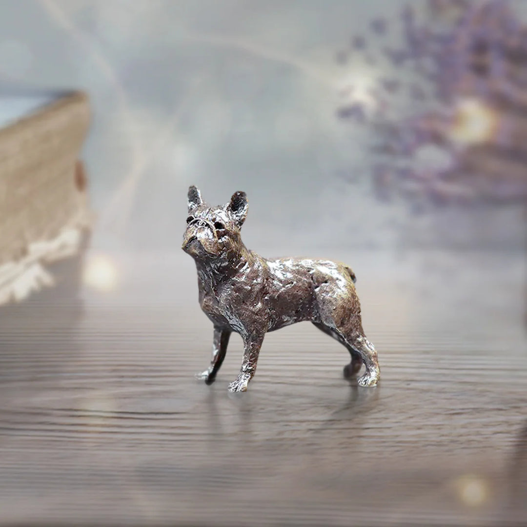 Bronze French Bulldog Sculpture