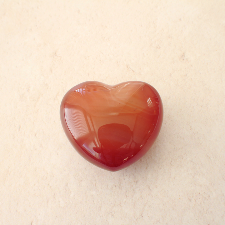 Carnelian Heart Crystal - Carathea