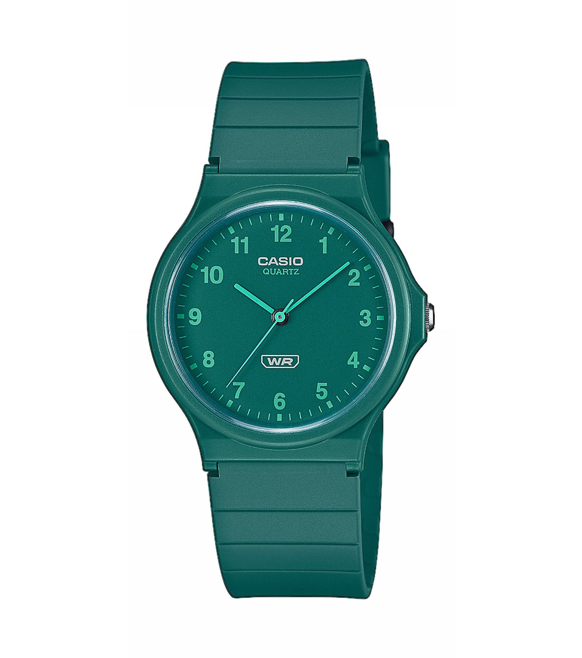 Casio Colour Pop Watch in Green MQ-24B-3BEF