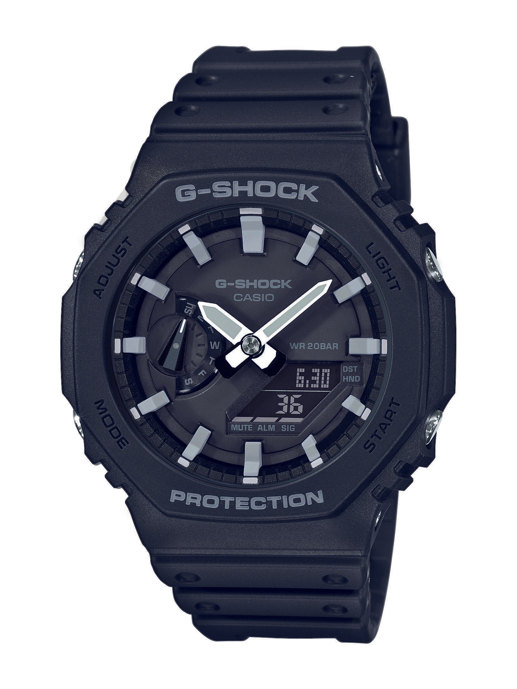 Casio G-Shock mens watch in black and grey - Carathea jewellers