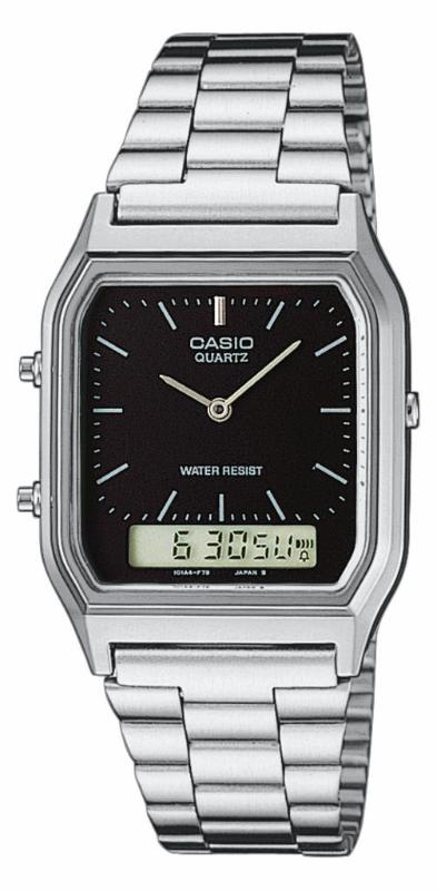 Casio men's digital watch steel bracelet - Carathea jewellers